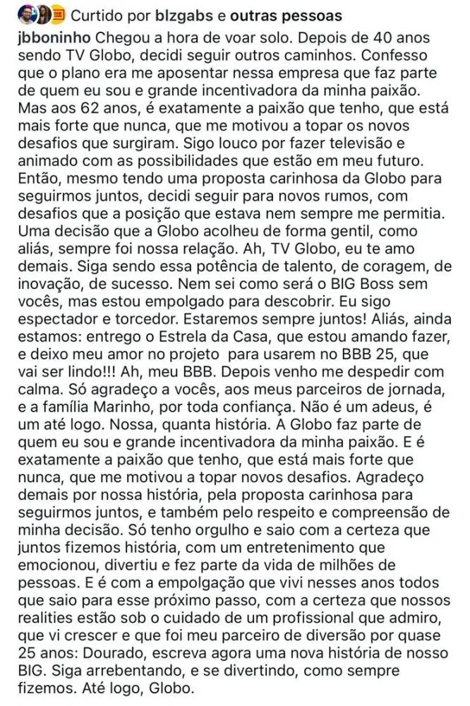 Reprodu&ccedil;&atilde;o/Instagram