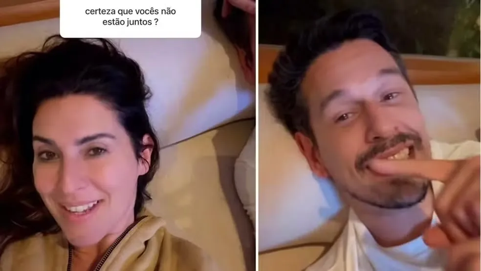 Fernanda Paes Leme e Jo&atilde;o Vicente. Reprodu&ccedil;&atilde;o/Instagram