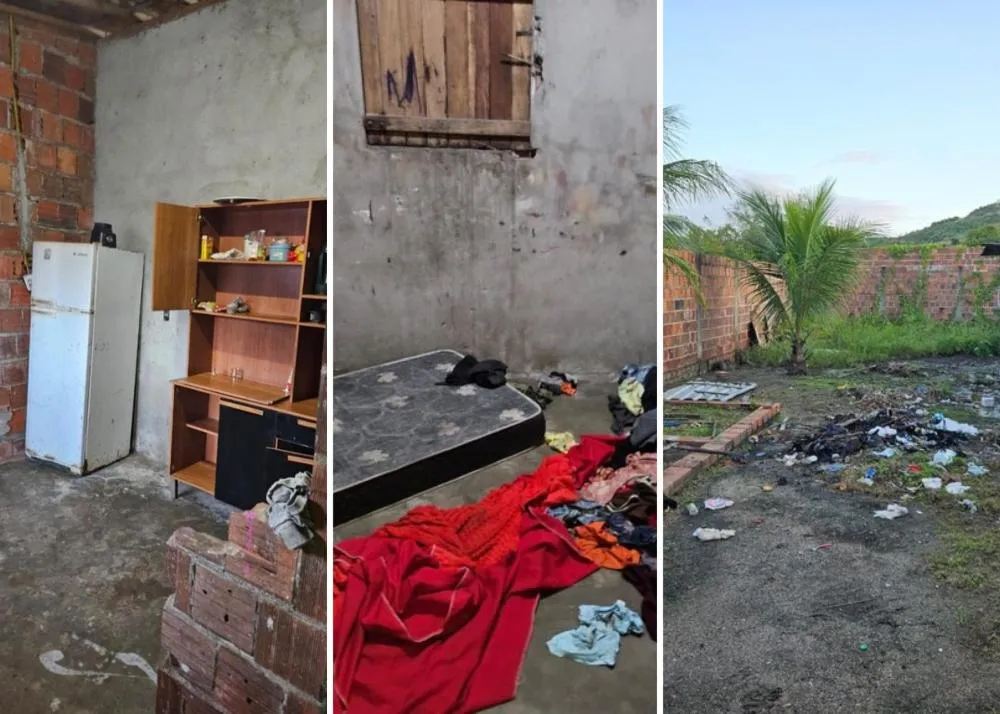 Imagens da resid&ecirc;ncia. Foto: Reprodu&ccedil;&atilde;o/Pol&iacute;cia Civil da Para&iacute;ba