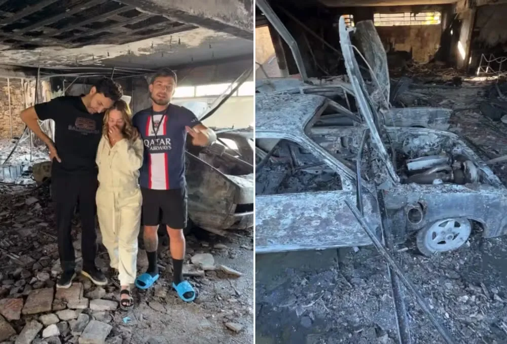 MC Gui mostra casa destru&iacute;da ap&oacute;s inc&ecirc;ndio