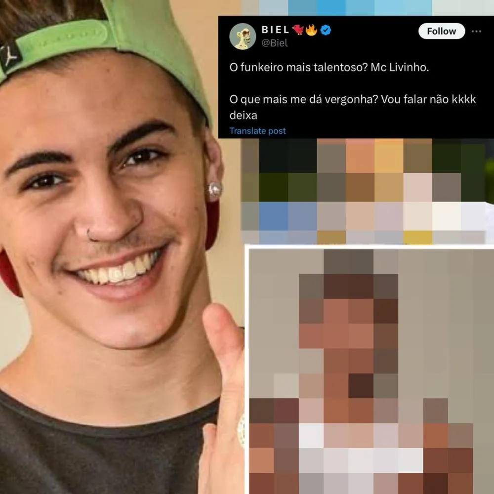 MC Biel faz postagem apontando quem ele considera o funkeiro mais talentoso e o que lhe causa vergonha alheia e web aponta indireta