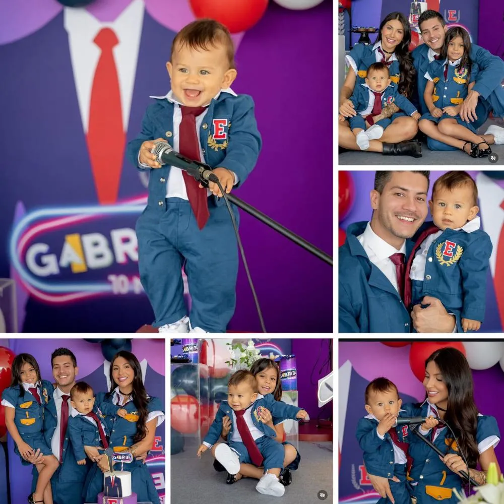 Arthur Aguiar comemora ‘mêsversário’ do filho Gabriel com tema de ‘Rebelde Brasil’ novela que consolidou sua carreira