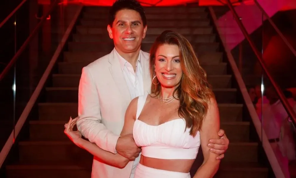 Cesar Filho e Elaine Mickely anunciam novo neto e celebram: “Deus faz infinitamente mais”