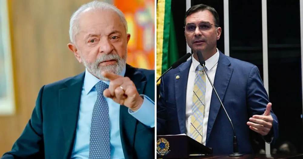 Lula e Flávio Bolsonaro dividem topo da rejeição em nova pesquisa; quem vence essa queda de braço?