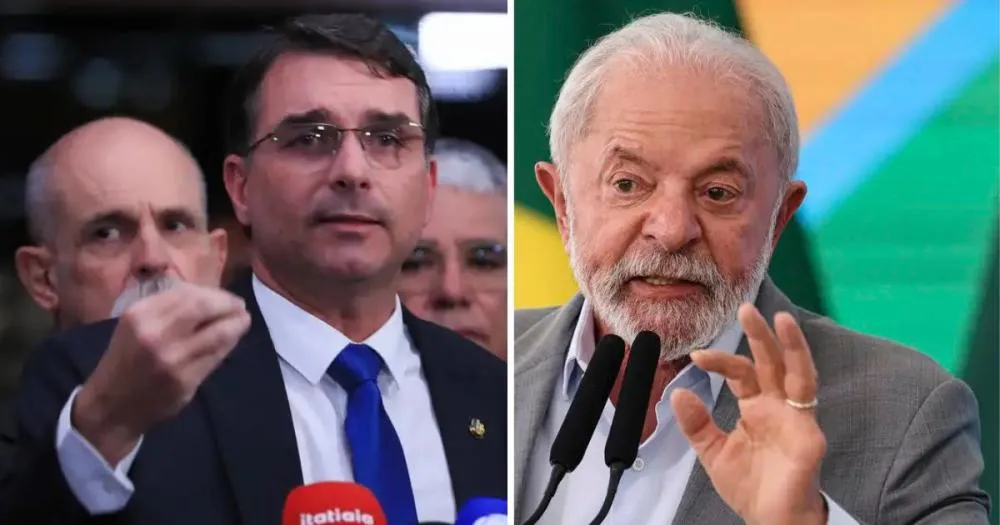 “Afogou no álcool”: Flávio Bolsonaro ironiza Lula e rebate comparação do pai com “Opala no desmanche”
