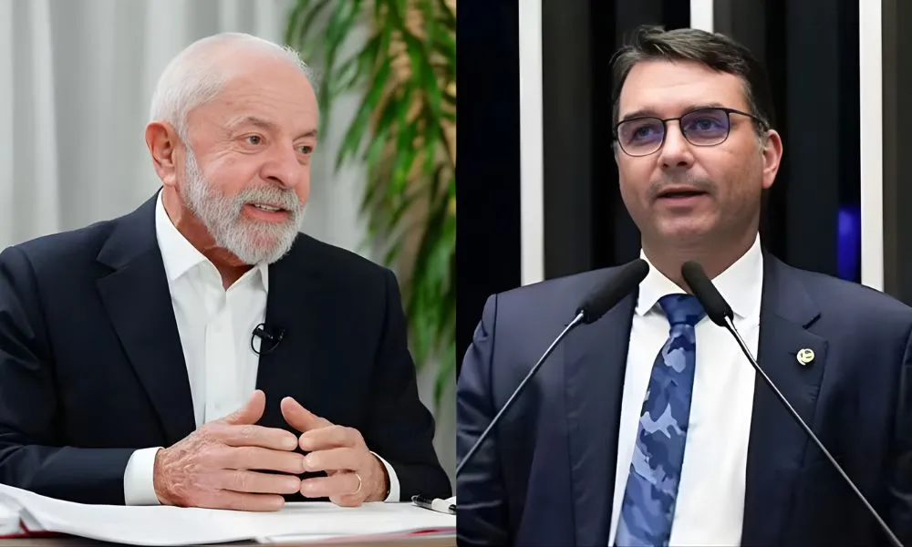 Em eventual 2º turno, Lula e Flávio empatam na corrida presidencial