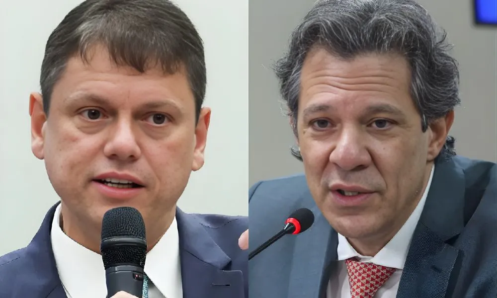 Tarcísio toma dianteira em 1º turno contra Haddad pelo Governo de SP