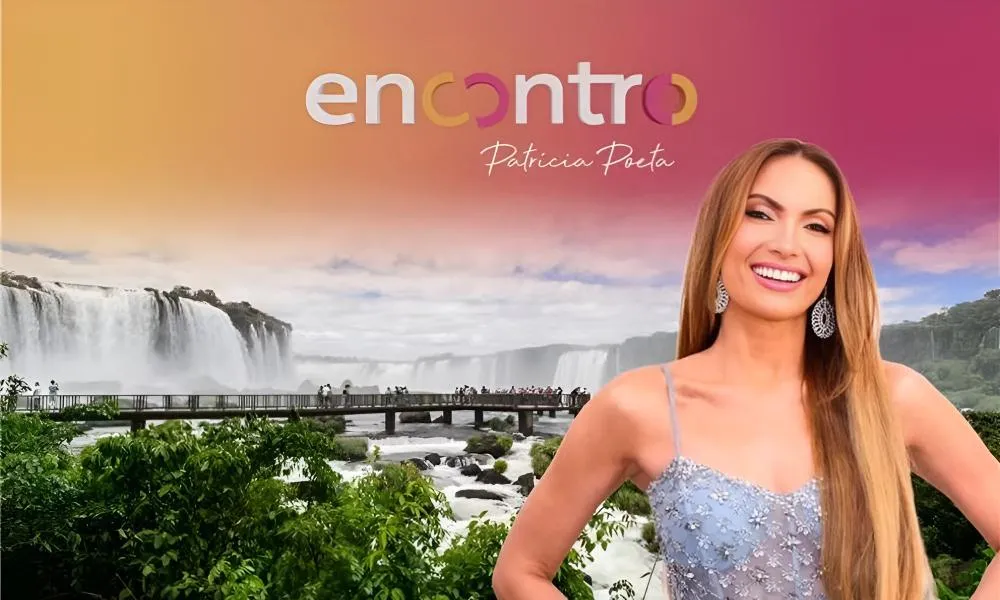 Patrícia Poeta leva Foz do Iguaçu para o Brasil em programa especial ao vivo