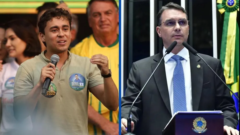 Nikolas Ferreira se manifesta após receber elogios de Flávio Bolsonaro: “Cada um tem seu papel”