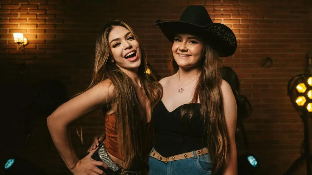 Nathalia Serena grava clipe com Melody; confira os bastidores