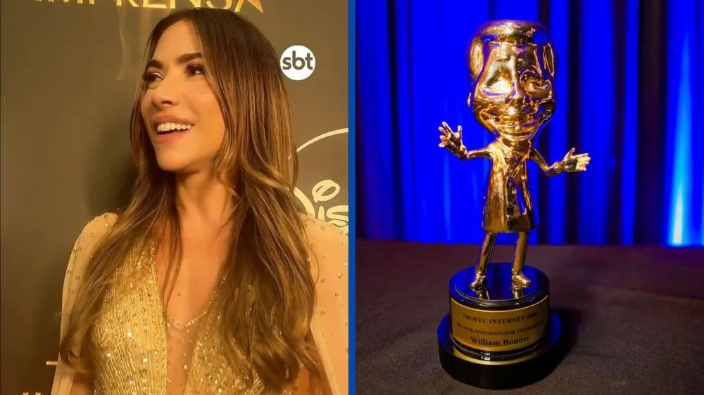 Patrícia Abravanel celebra presença de outras emissoras no Troféu Imprensa: “Me belisquem”
