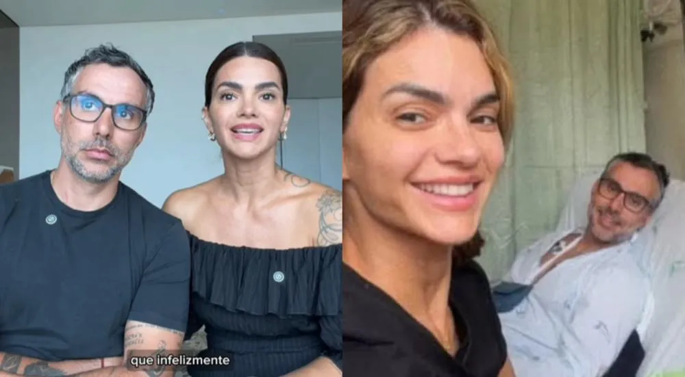 Após AVC, marido de Kelly Key descarta aneurisma e inicia tratamento; diagnóstico é revelado
