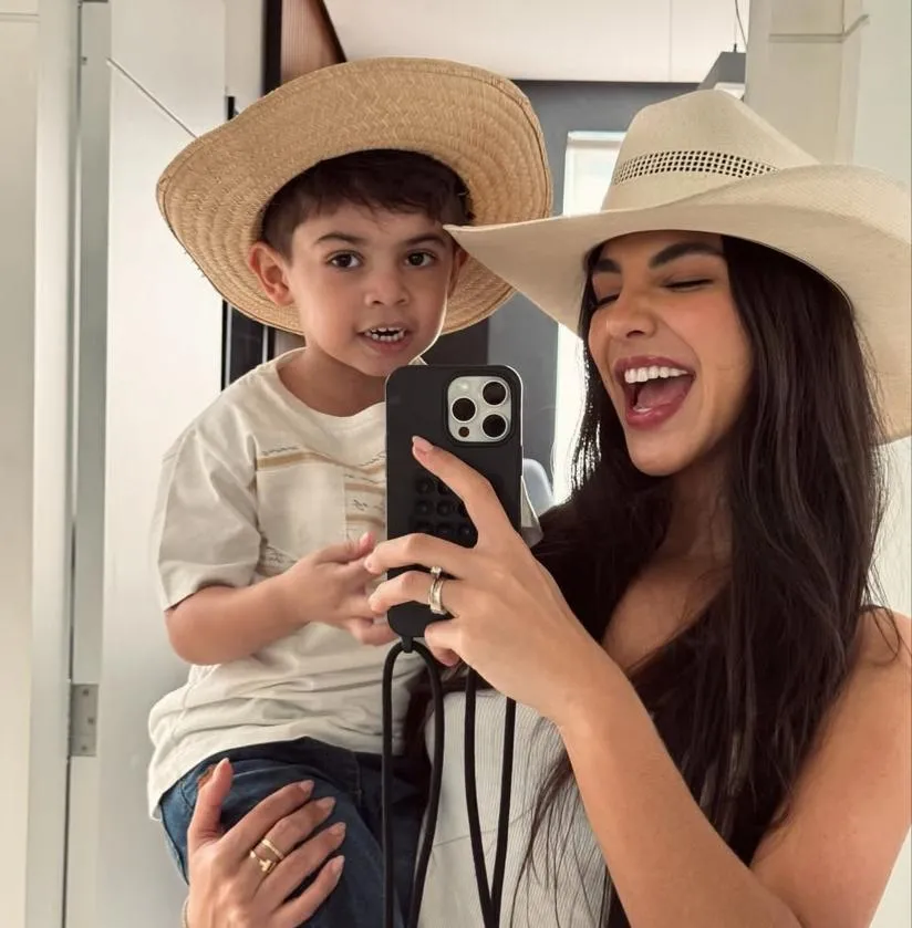 Namorada de Murilo Huff fala sobre papel de madrasta do filho do cantor com Marília Mendonça
