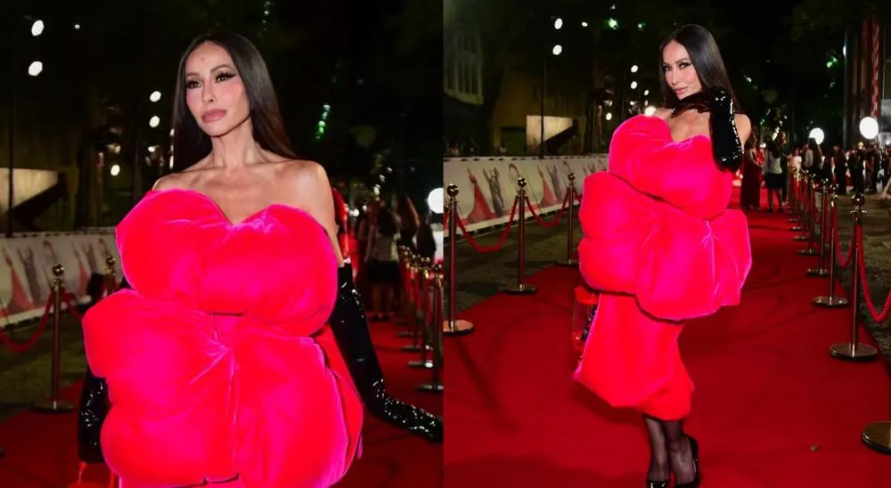 Sabrina Sato causa com look “bufante” de R$ 10 mil em evento e web não perdoa: “Parece edredom“ 
