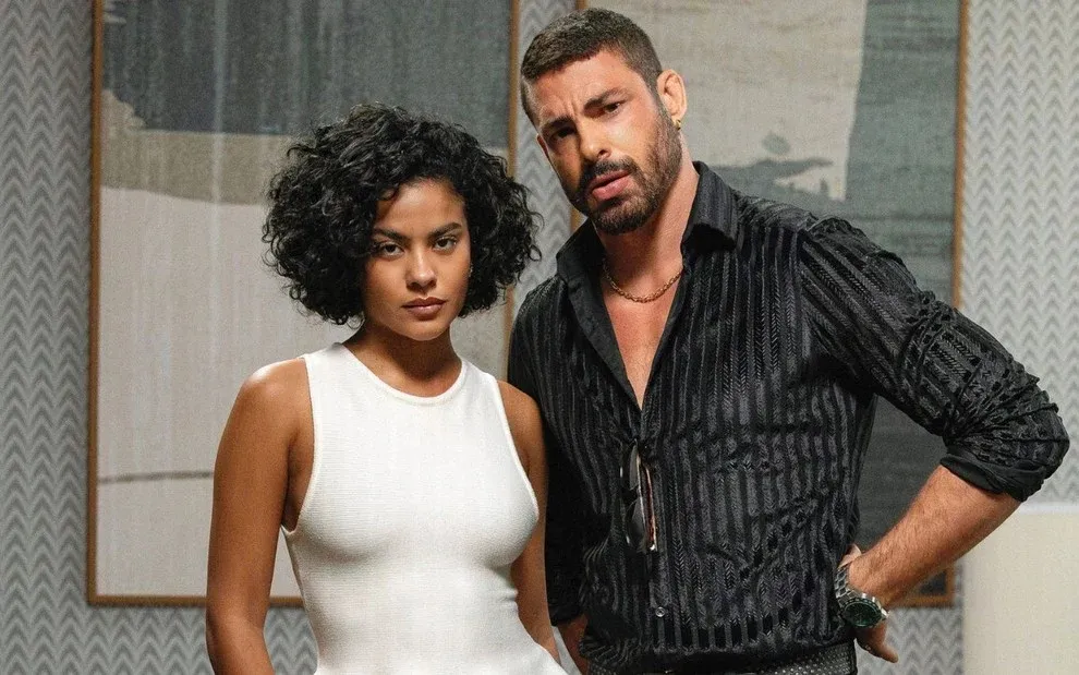 Bella Campos expõe bastidores tensos com Cauã Reymond / Divulgação TV Globo