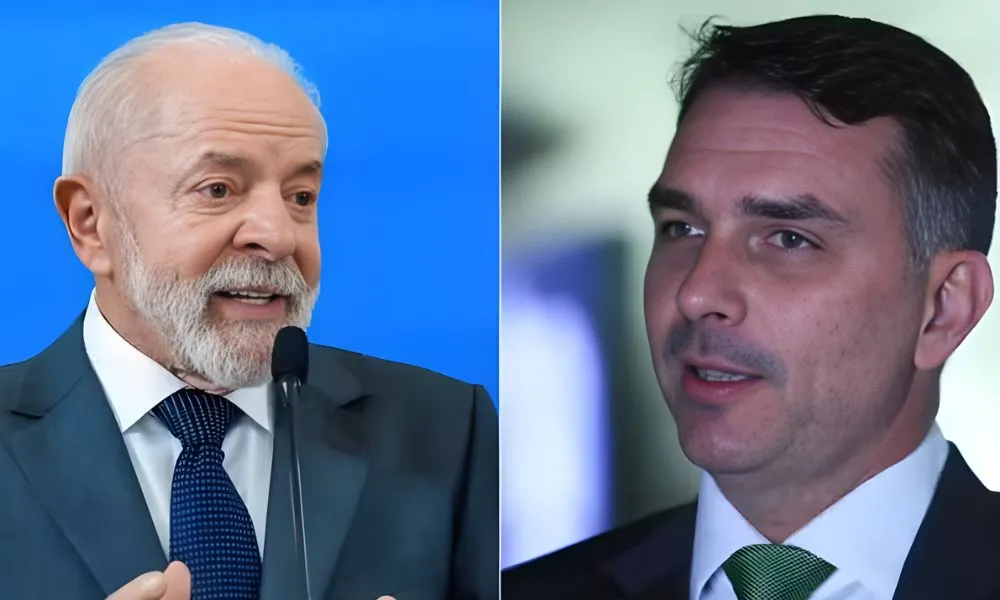 Mesmo com 'fôlego' no 1º turno, Lula empata com Flávio e outros concorrentes em eventual 2º turno