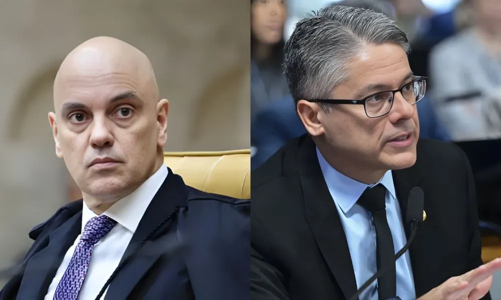 Moraes aciona senador Alessandro Vieira na Justiça por danos morais