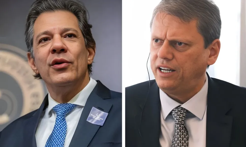 Genial/Quaest: Tarcísio lidera contra Haddad pela disputa do governo de SP