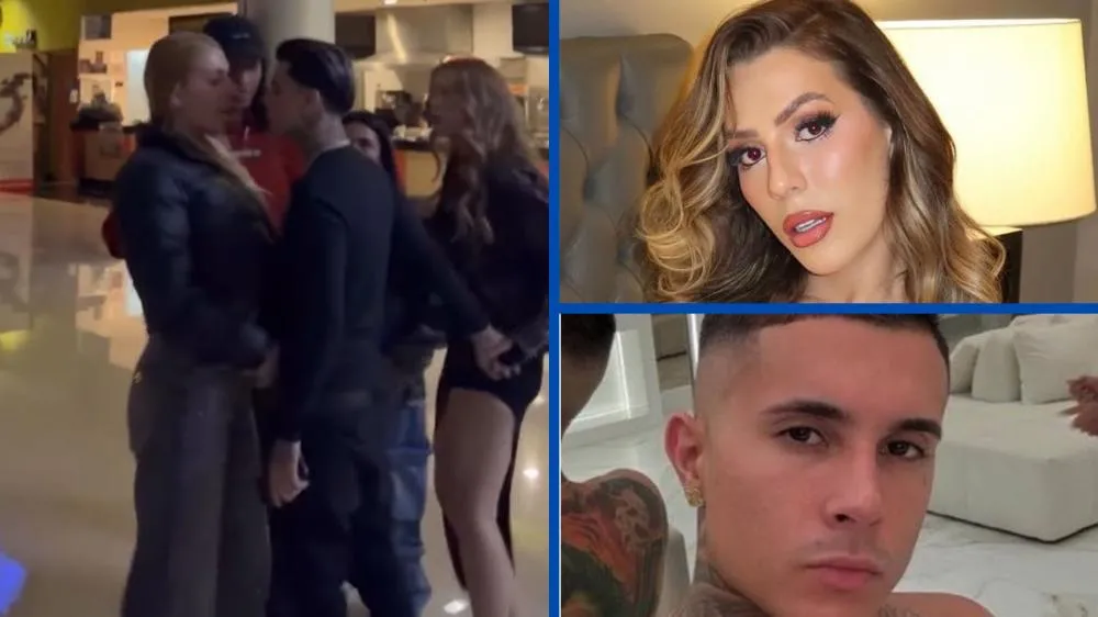 Acusação de transfobia termina em pancadaria entre influenciadora e cantor em shopping; veja vídeo