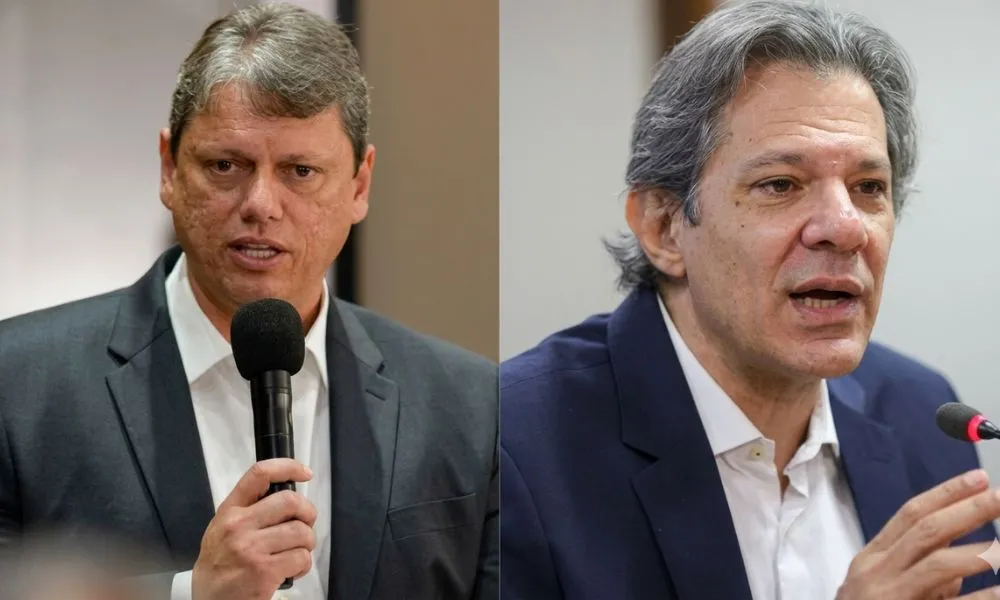 “Está sem caixa”: finanças de SP viram gatilho entre Haddad e Tarcísio em pré-campanha