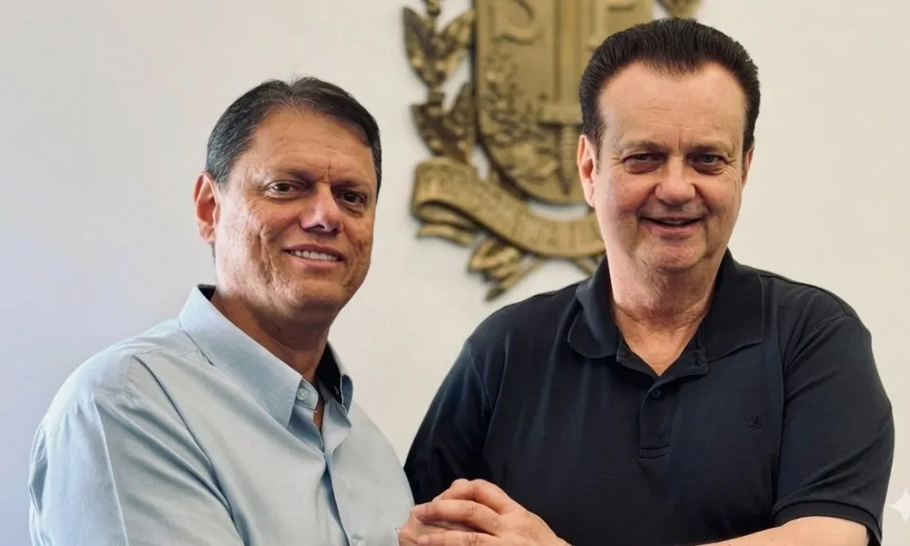 Líder do PSD, Gilberto Kassab, defende Tarcísio como melhor candidato que do que Flávio para à Presidência
