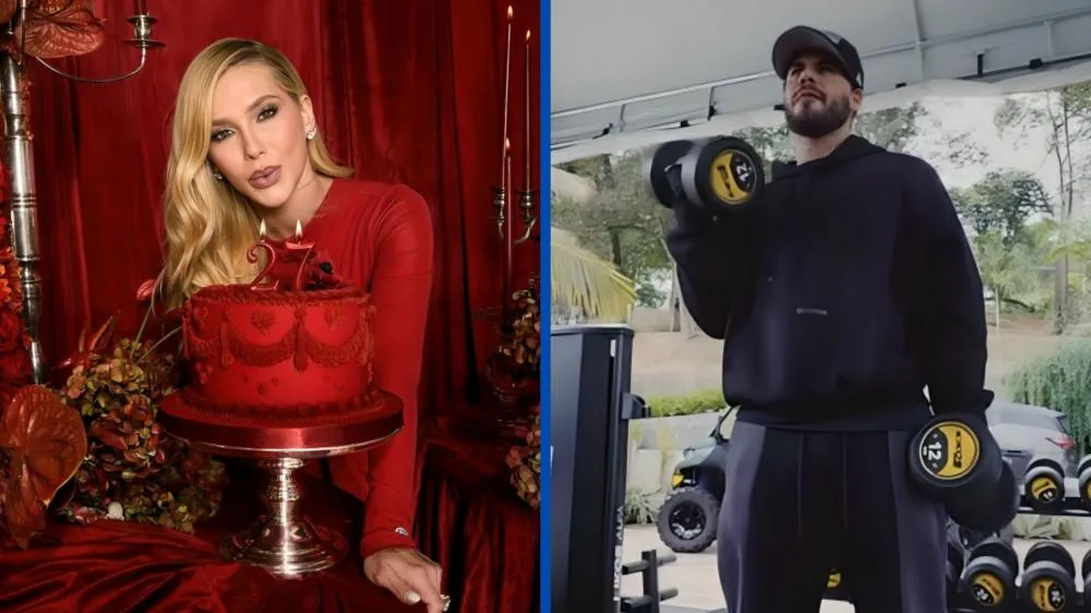 Após comentar em foto de Virginia, Zé Felipe malha ao som de 'Homem é homem e moleque é moleque'