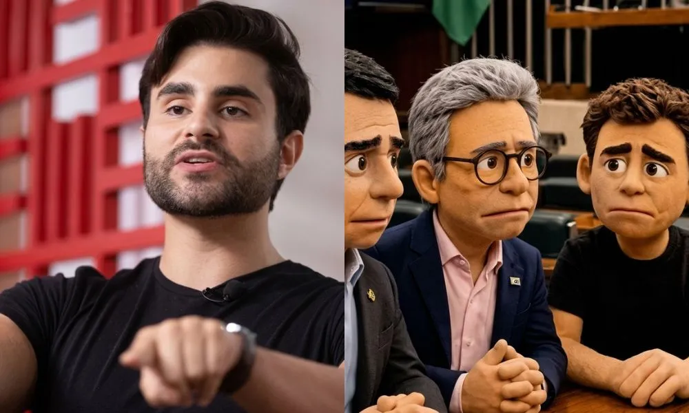 Sobrinho de Dilma ironiza políticos de oposição com fantoches de IA