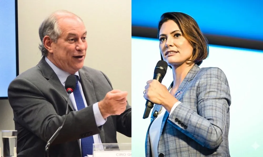 Michelle Bolsonaro alfineta Ciro Gomes e diz que PL não pode se 'alinhar ao mal'