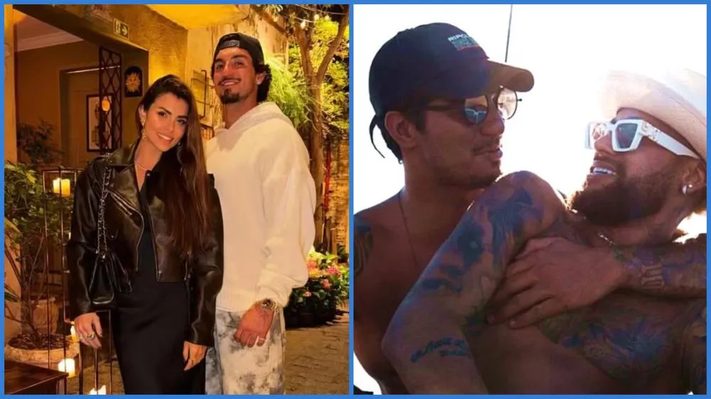 Namorada de Gabriel Medina nega affair com Neymar Jr. e rebate rumores de crise entre os atletas