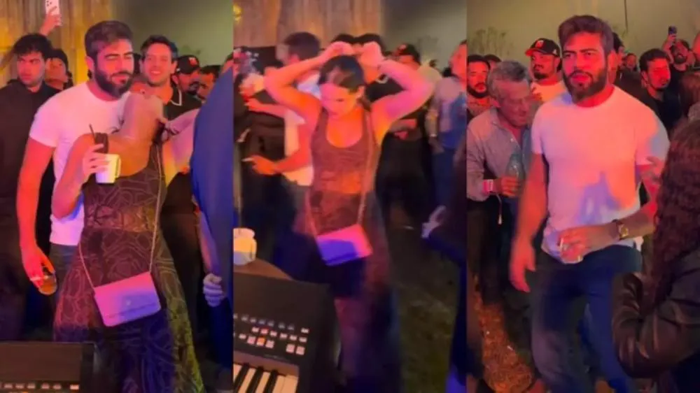 Vídeo de Henrique, dupla de Juliano, dando puxão no cabelo da esposa viraliza e gera críticas: “Falta de respeito”