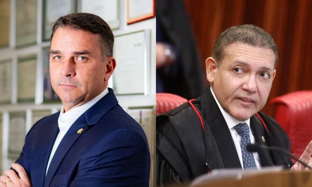 Nunes Marques suspende pesquisa que mostrou queda de Flávio Bolsonaro