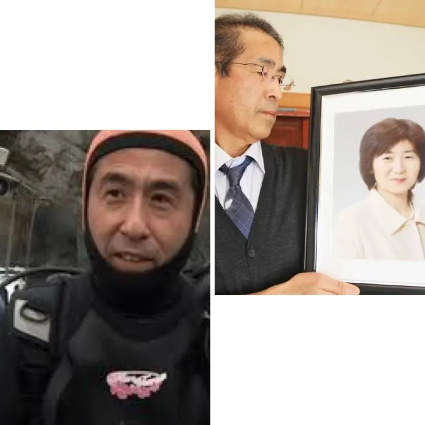  Homem mergulha há 13 anos em busca do corpo da esposa que desapareceu em Tsunami do Japão em 2011