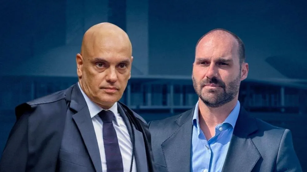 Após condenação, Eduardo Bolsonaro pede que Trump volte a sancionar Moraes