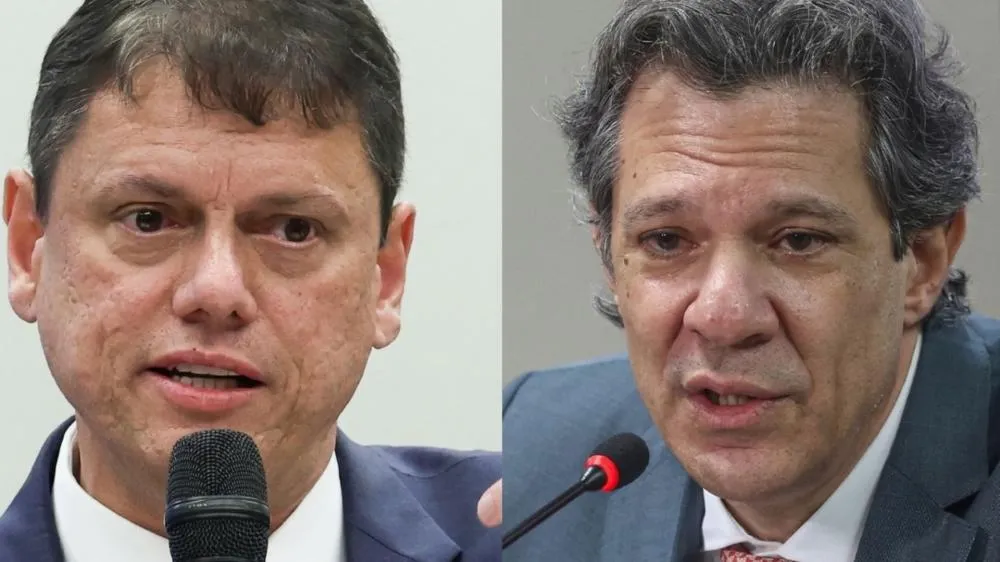 Vantagem de Tarcísio sobre Haddad diminui em SP, afirma pesquisa