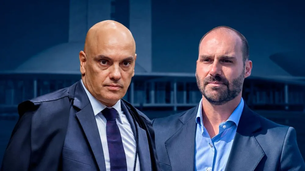 Moraes pede que STF defina relator para caso sobre Eduardo Bolsonaro