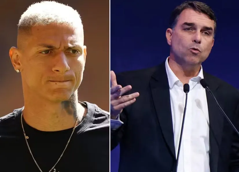 Richarlison aciona a Justiça contra Flávio Bolsonaro por mansão milionária
