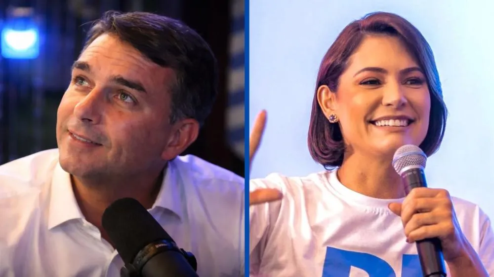 Segundo pesquisa, 54,6% dos bolsonaristas não acreditam que Flávio foi grosseiro com Michelle