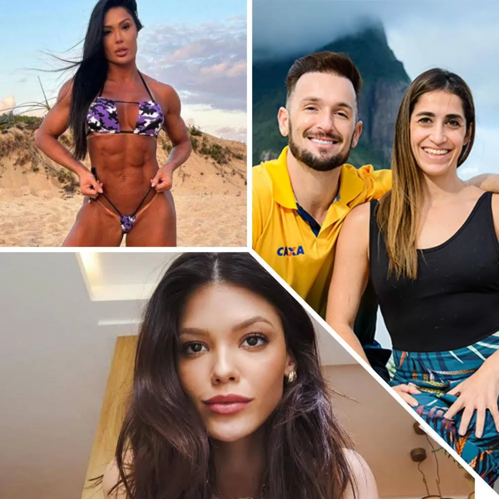 Vitória Strada, Gracyanne Barbosa e os irmãos Hypolitos. Confira os nomes vazados para o BBB 24 e suas duplas