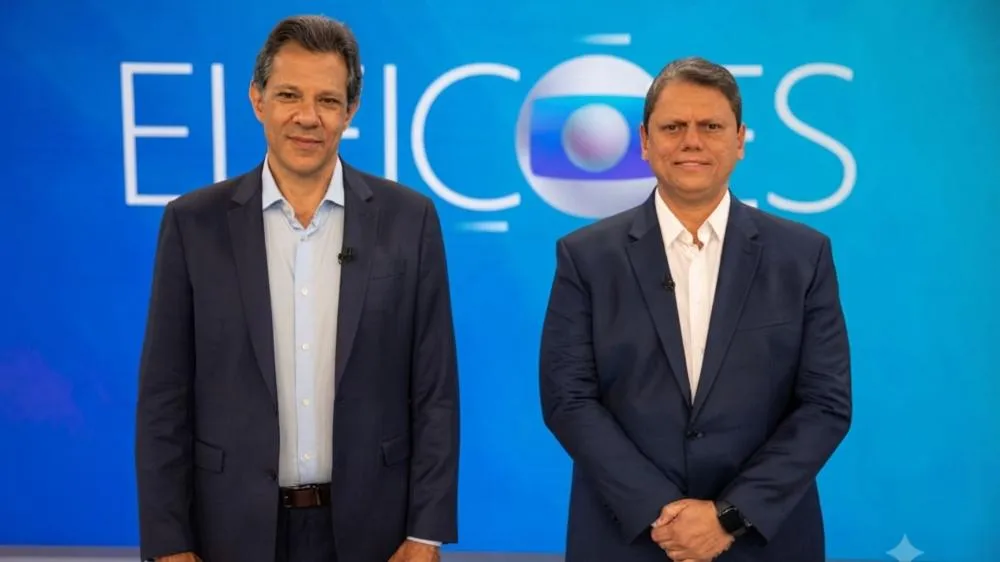 Datafolha: Tarcísio ganharia no 1º turno com alta rejeição de Haddad