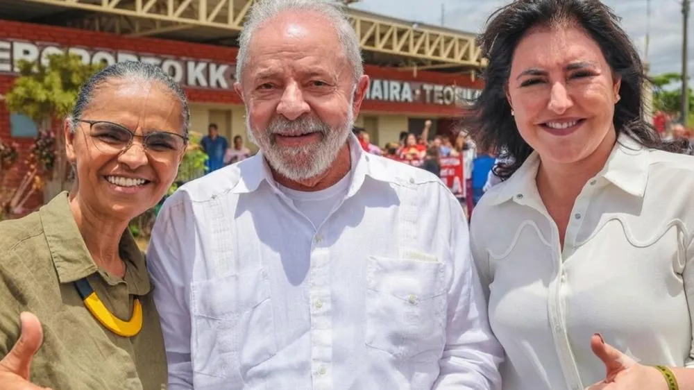 Procuradoria aponta propaganda antecipada de Lula para Marina Silva e Simone Tebet