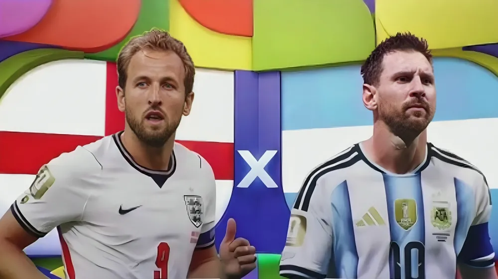 SBT transmite Inglaterra x Argentina em duelo histórico por vaga na final da Copa do Mundo