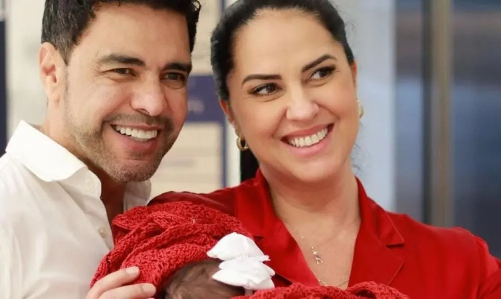 Graciele Lacerda se declara à filha com Zezé Di Camargo após 16 dias do nascimento