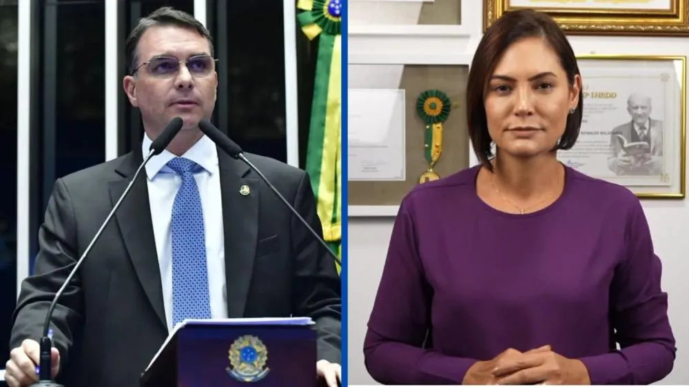Flávio Bolsonaro diz não ter mais relação com Michelle e afirma: “Nunca a pressionei”