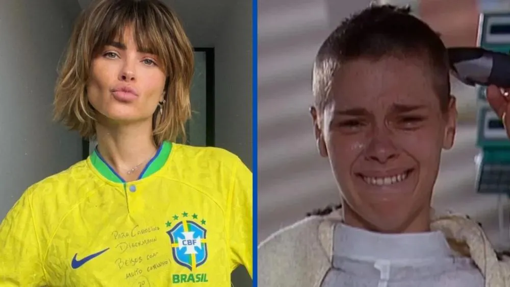 Carolina Dieckmann revela prejuízo financeiro após raspar a cabeça em 'Laços de Família': “Não ganhei um centavo a mais”