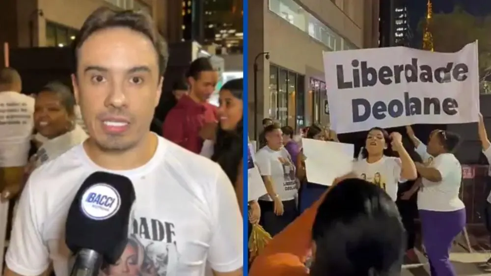 Apoiadores de Deolane em protesto na Av. Paulista já apareceram na TV e levantam suspeitas