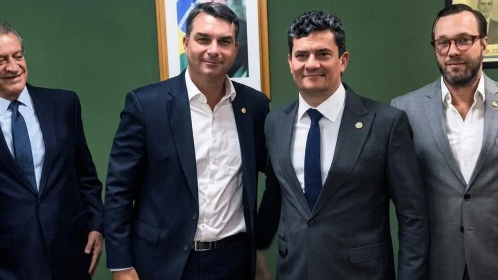 Para Sérgio Moro, Flávio é o único capaz de derrotar Lula nas eleições