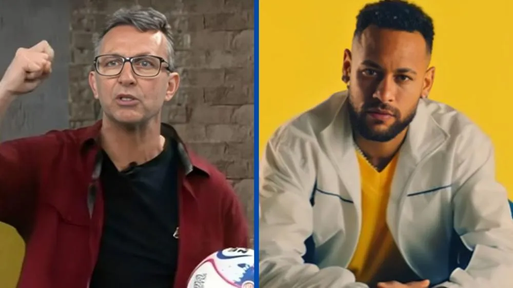 Craque Neto reage após ser chamado de 'otário' por Neymar: “Fico feliz”