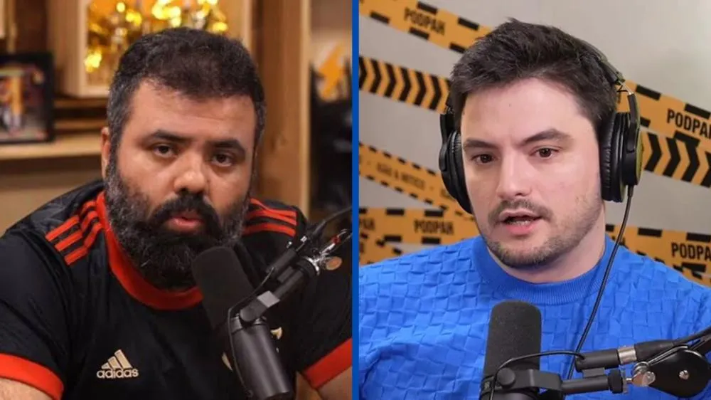 Felipe Neto aciona a Justiça contra apresentador do Flow Podcast e pede R$ 30 mil em danos morais