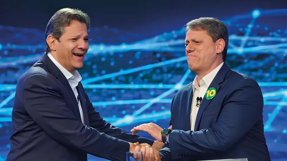 Tarcísio e Haddad confirmam participação em debate na Band; vão assistir?
