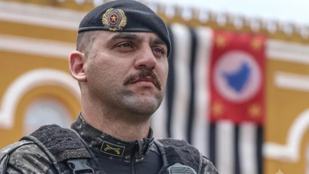 Novo boletim apresenta evolução cerebral de Tenente da Rota baleado